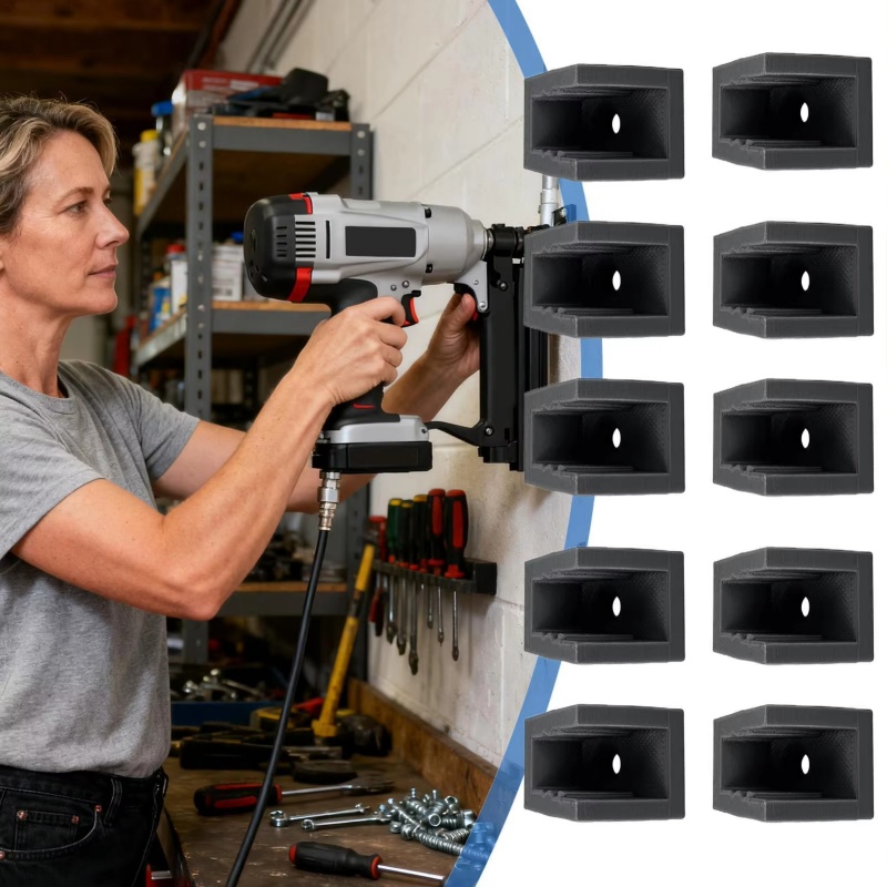 Tools Box For Workshop - Air Tool Rack 4pcs Space-Saving Hanger