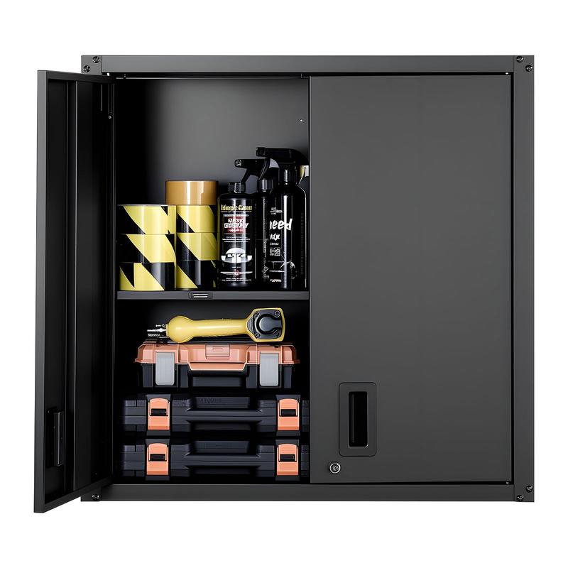 Workshop With Tools - Workshop Wall Cabinet, 762x310x762 Mm, Steel