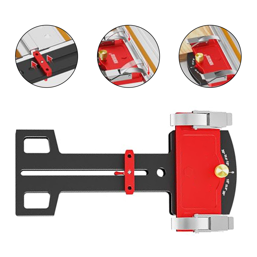 Workshop Hand Tools And Equipment - 1pc Backrest Limiter Precision Multi-Angle Track