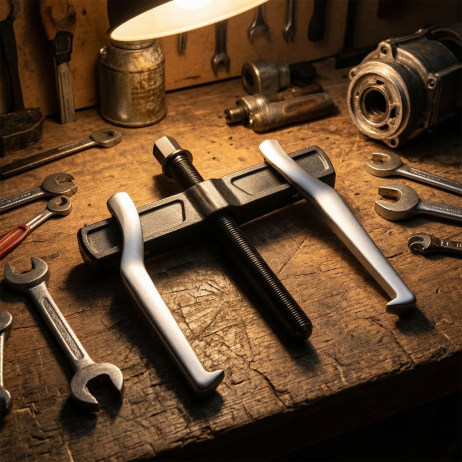 Workshop With Tools - Two-Jaw Puller Adjustable Two-Jaw Gear Puller