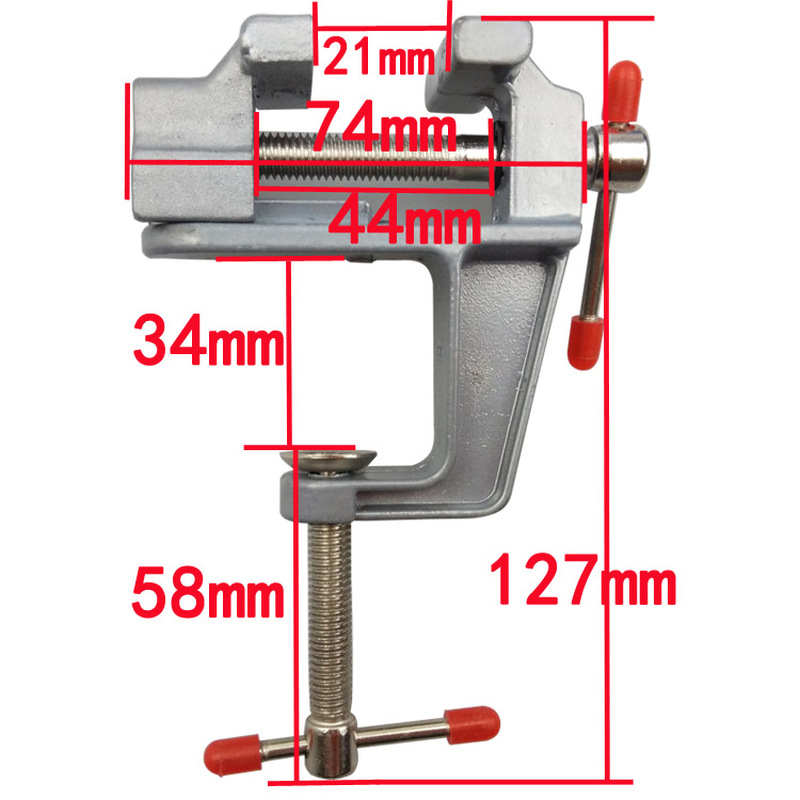 Aluminum Mini Table Clamp Smal - Workshop Tools Vice ulasan dan harga