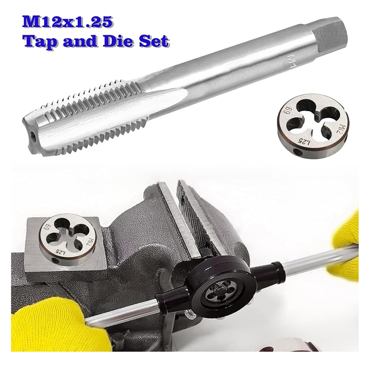 A002 M12 X 1.25 Metric Thread  - Tap Die Set ulasan dan harga