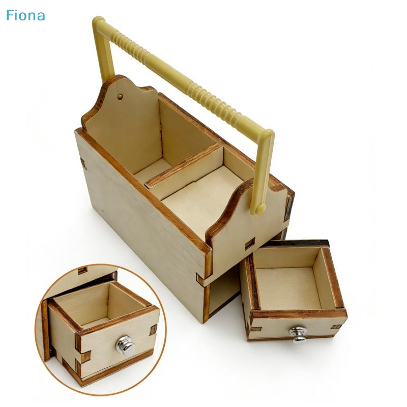 ✔1/12 Dollhouse Mini Wooden To - Workshop Tools Box ulasan dan harga