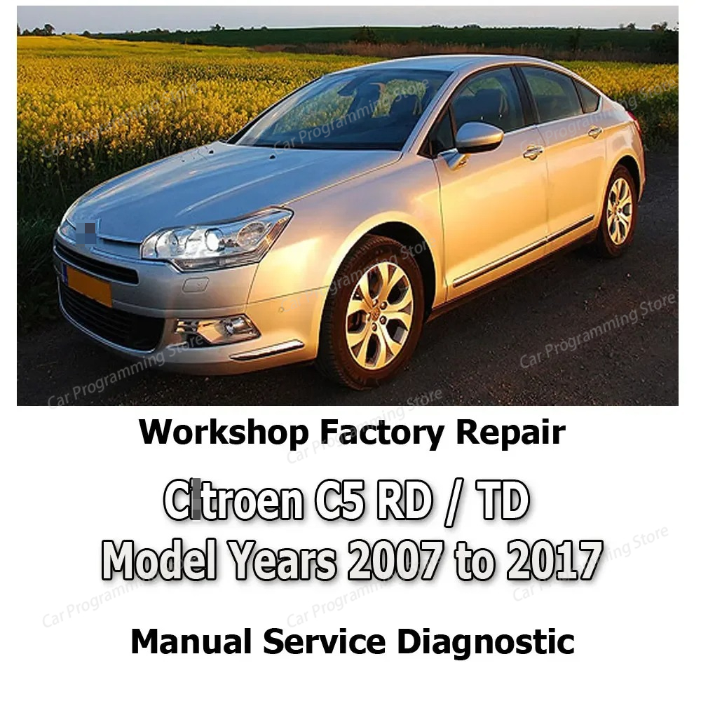 For Citroen C5 RD/TD 2007 to 2 - Tools In Workshop Pdf ulasan dan harga
