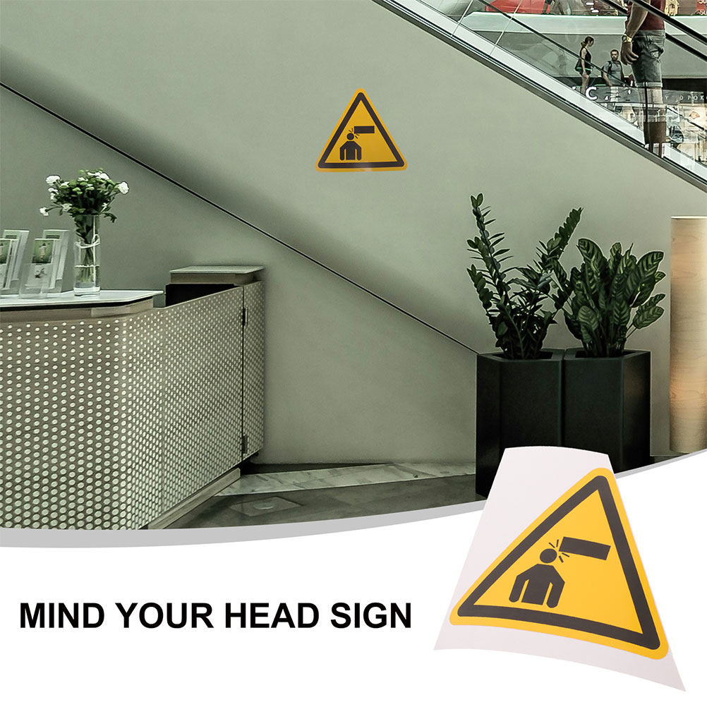 2Pcs Warning Signs Watch Your  - Workshop Tools And Safety ulasan dan harga