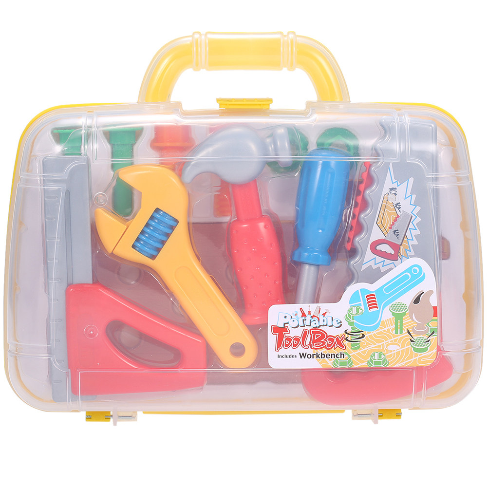 1Set Plastic Tool Box Kid Tool - Tools Workshop Kids ulasan dan harga