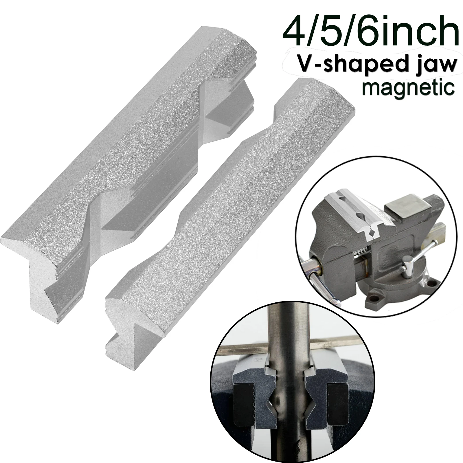 Magnetic Vise Jaws 4/5/6inch V - Workshop Tools Vice ulasan dan harga