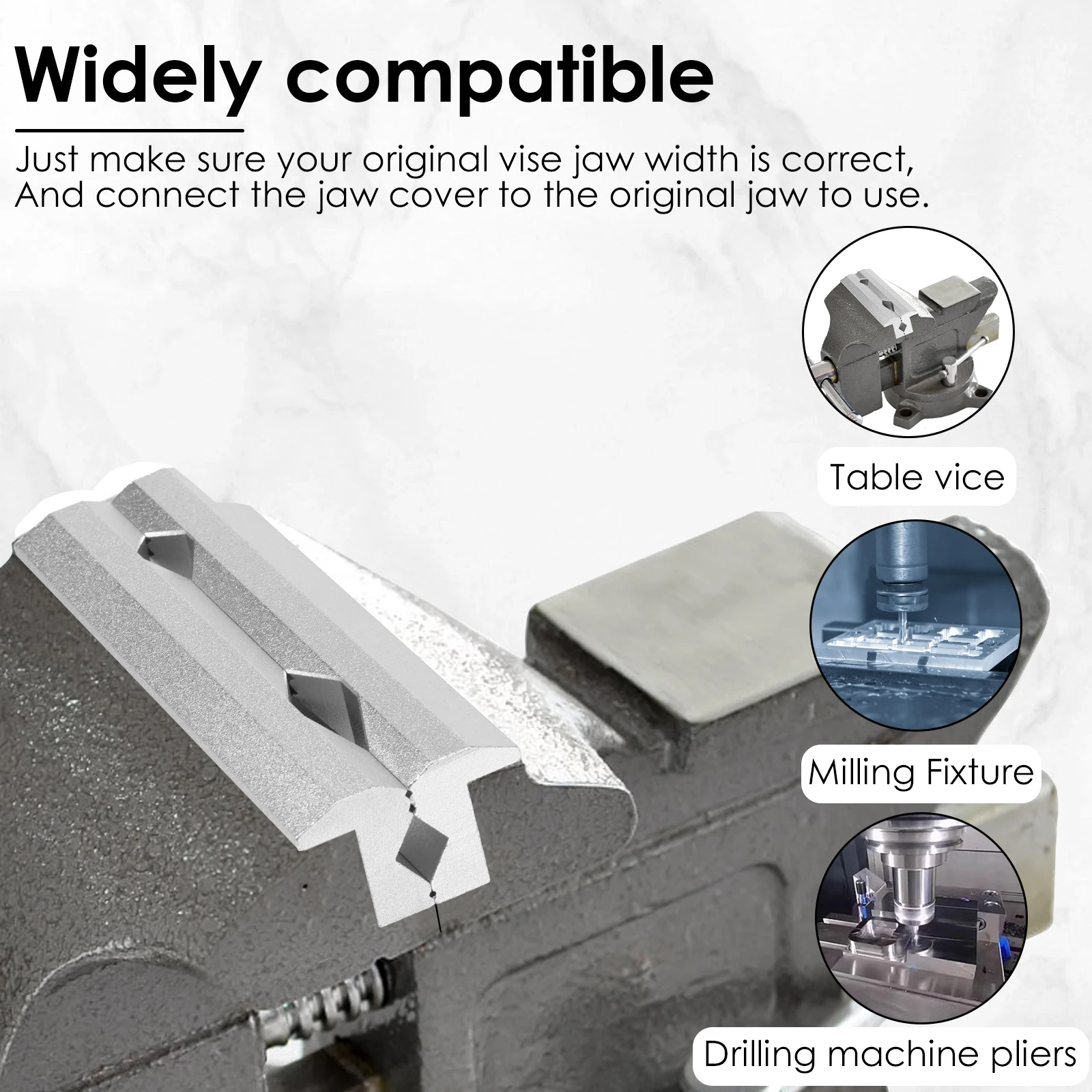 Magnetic Vise Jaws 4/5/6inch V - Workshop Tools Vice ulasan dan harga
