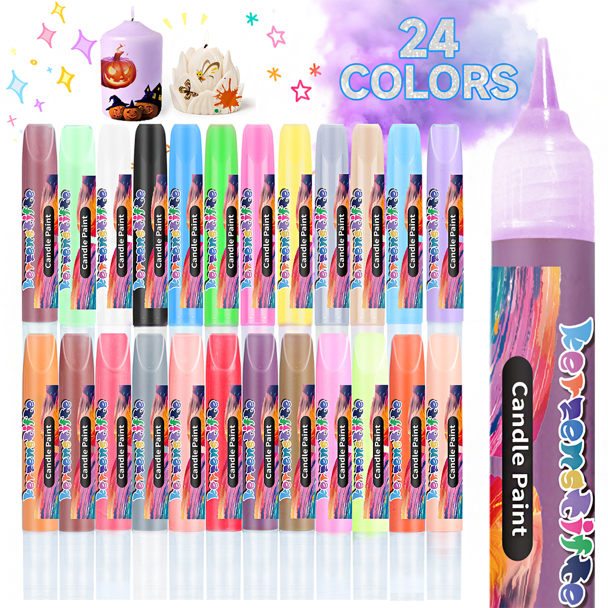 24Colors 10Ml Candle Paints Hi - Tools Workshop Kids ulasan dan harga