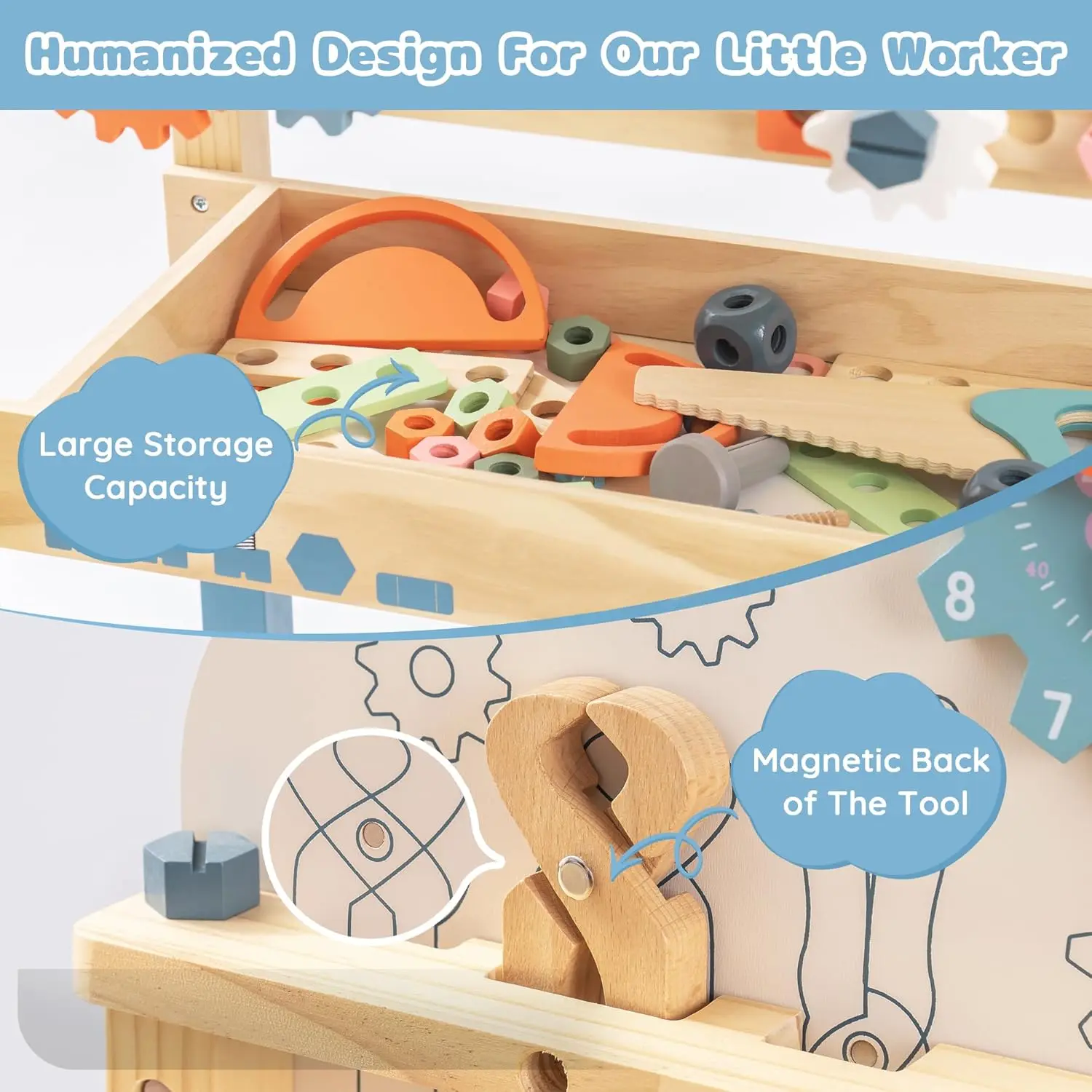 Robotime Robud Kids Tool Bench - Tools Workshop Kids ulasan dan harga