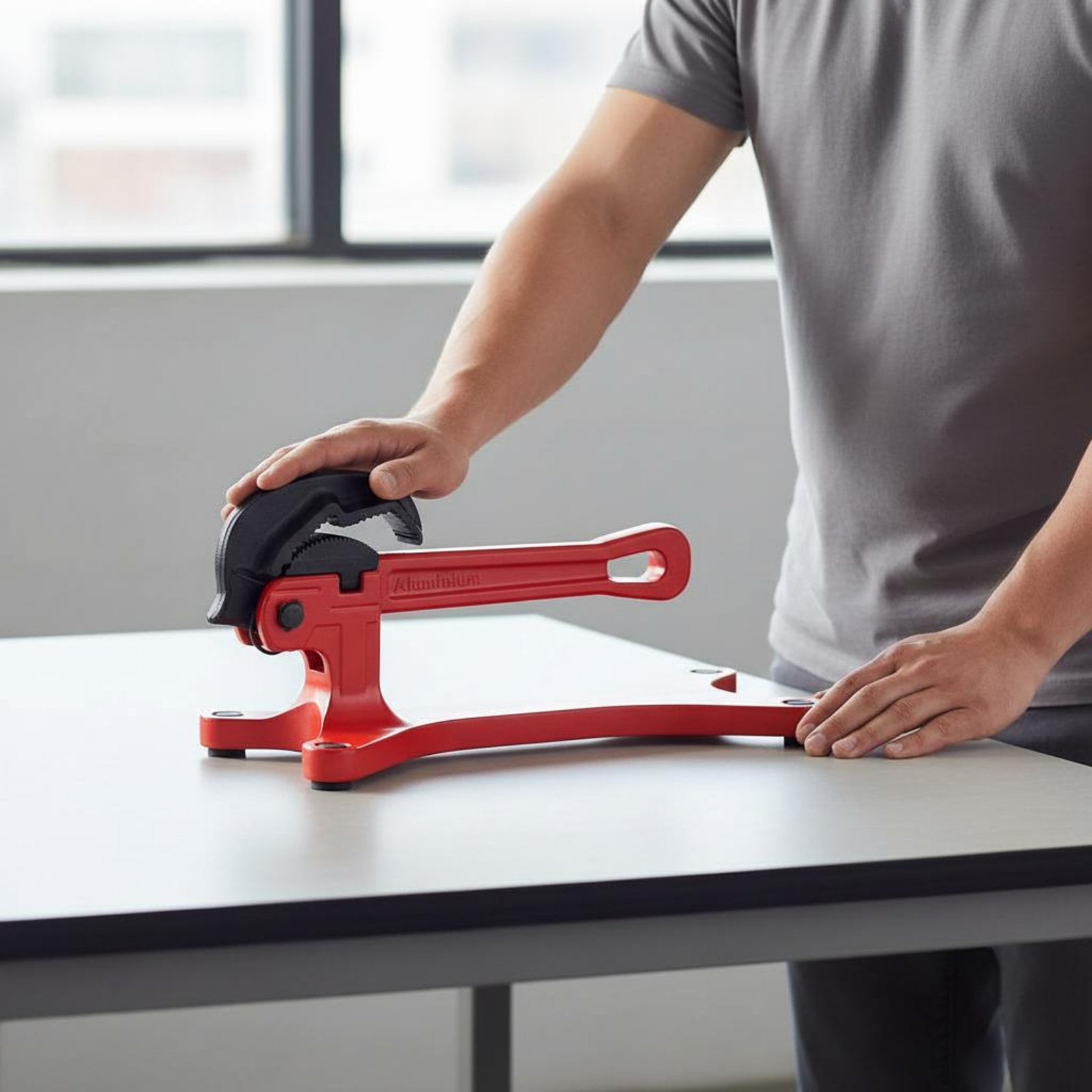 Self-Locking Pipe Wrench Porta - Workshop With Tools ulasan dan harga