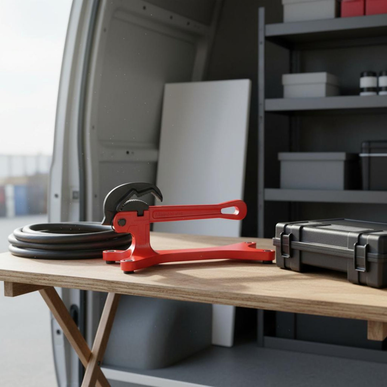 Self-Locking Pipe Wrench Porta - Workshop With Tools ulasan dan harga