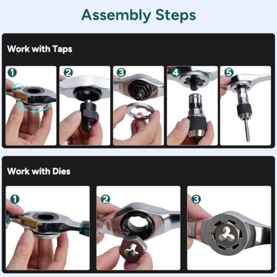 76-Piece SAE/Metric Tap and Di - Tap Die Set ulasan dan harga