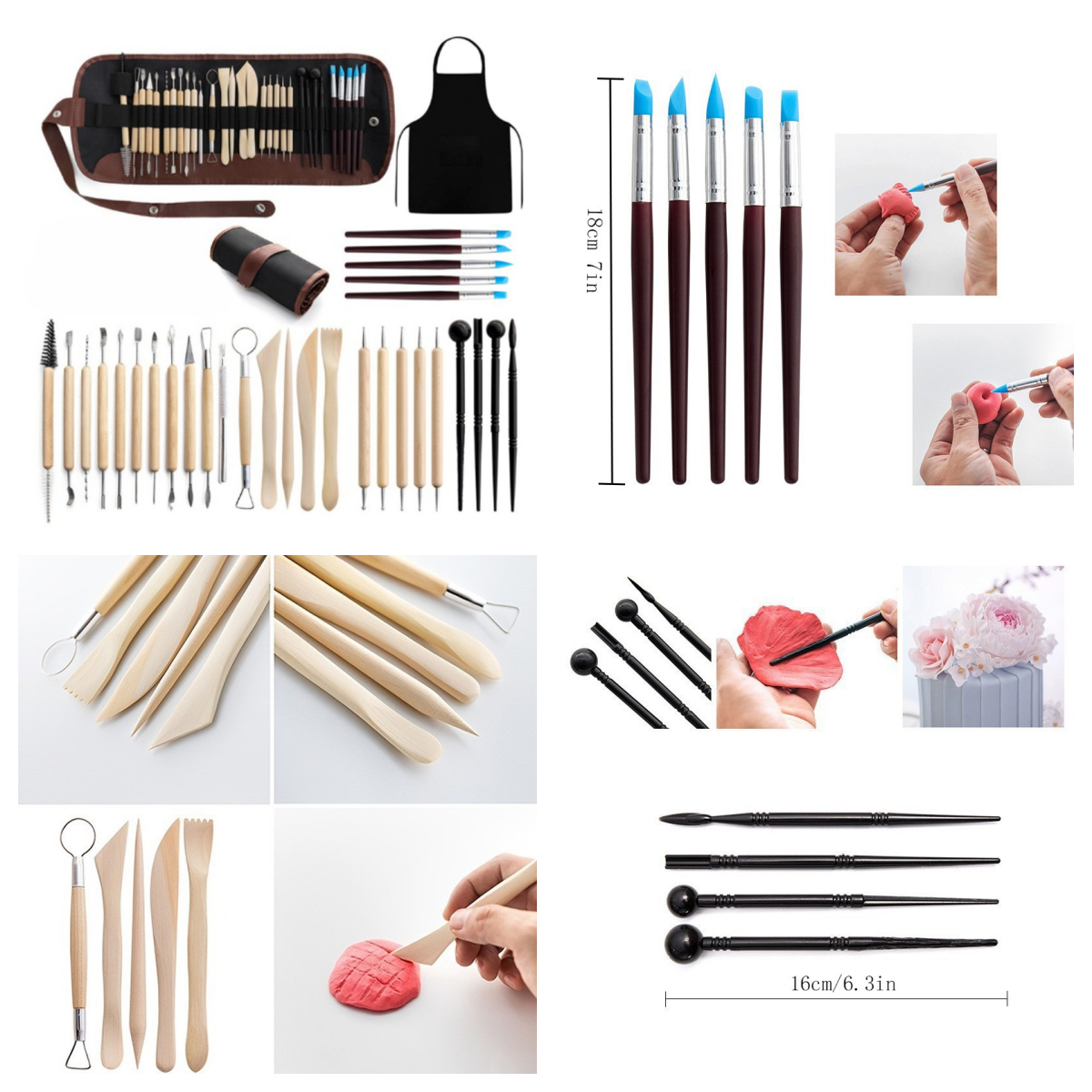 32 piece pottery tools set/Han - Tools Qa ulasan dan harga
