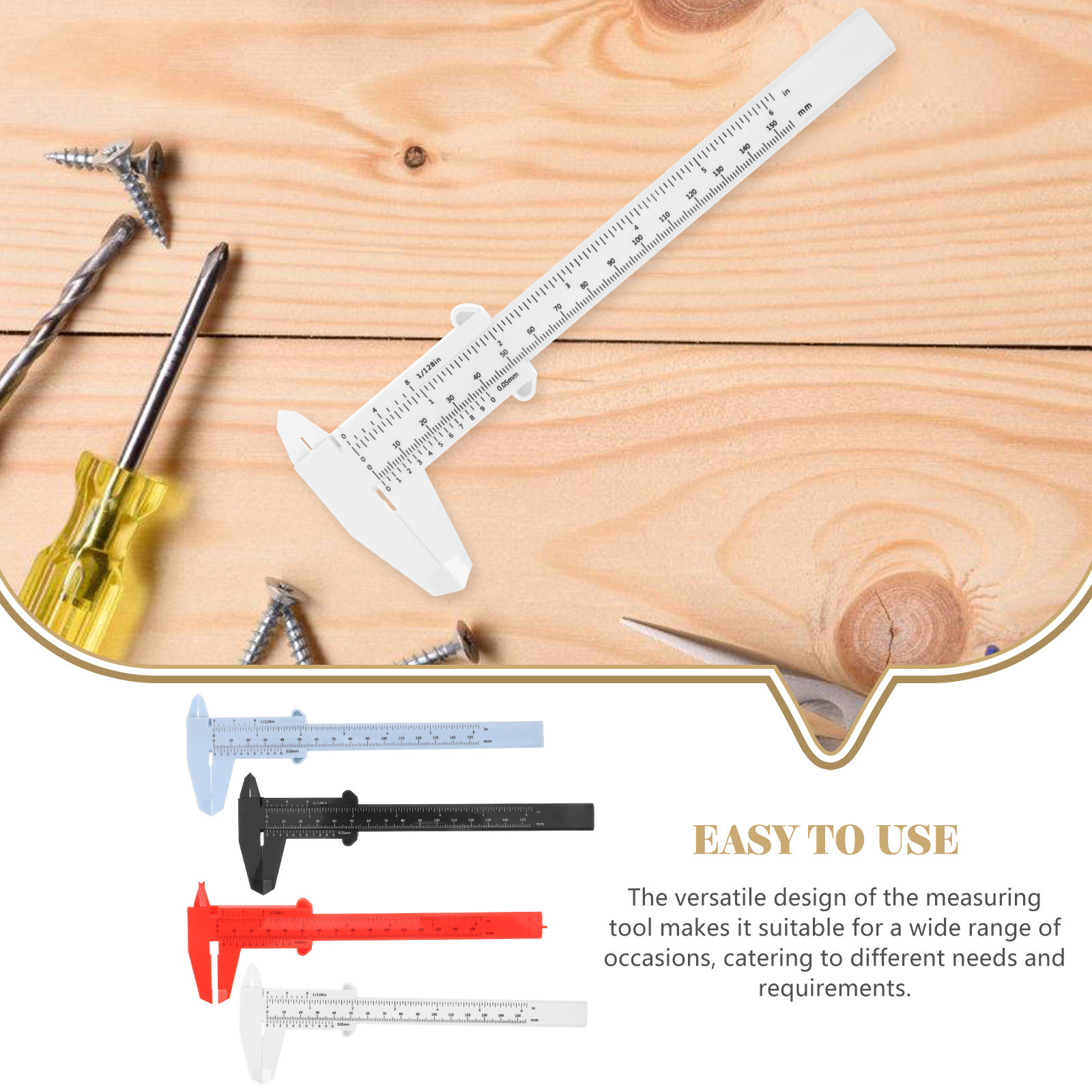 4Pcs Plastic Calipers 150Mm No - Workshop Tools In Engineering ulasan dan harga