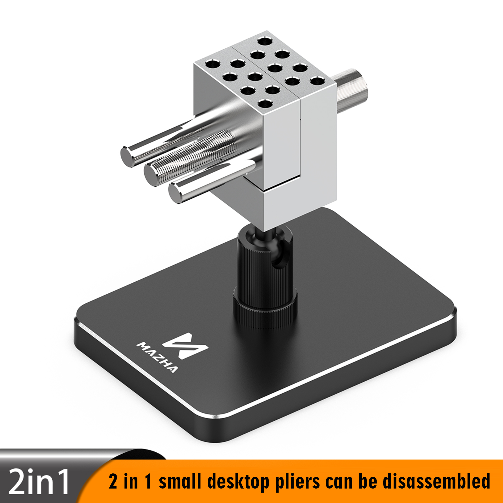 2-in-1 Mini Bench Vise MAZHA T - Workshop Tools Vice ulasan dan harga
