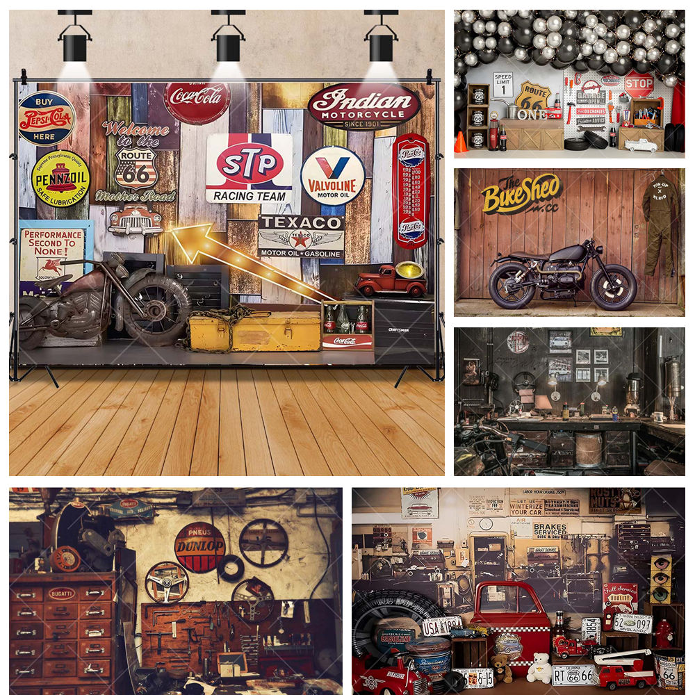 Retro Motorcycle Car Repairs G - Tools Workshop Kids ulasan dan harga