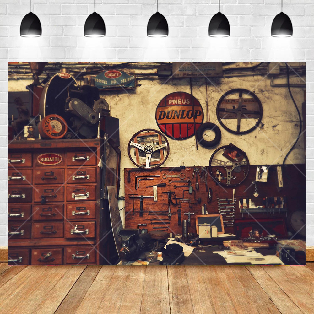 Retro Motorcycle Car Repairs G - Tools Workshop Kids ulasan dan harga