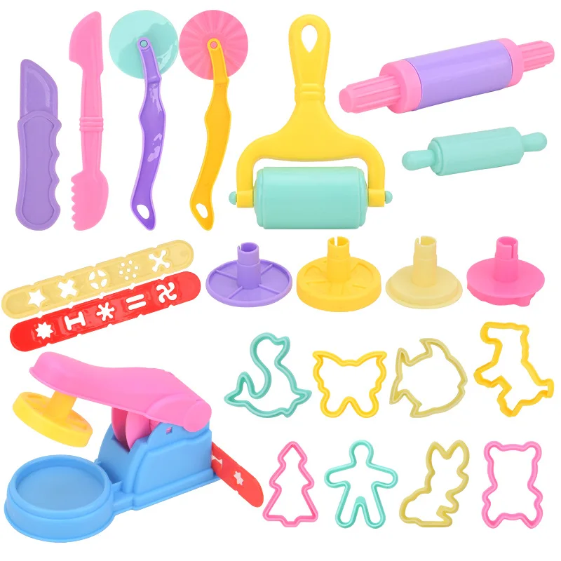 Kids DIY Play Dough Art Craft  - Tools Workshop Kids ulasan dan harga