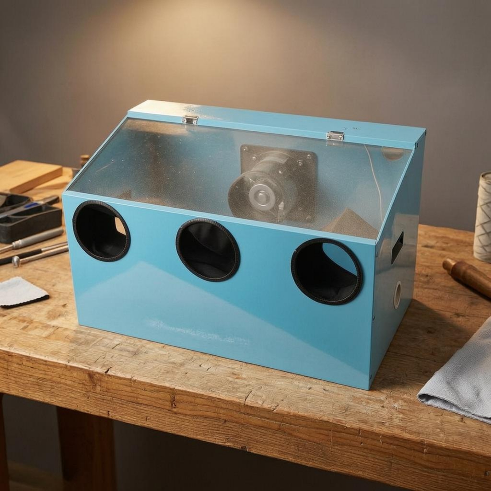 Fully Enclosed Dust Box Transp - Workshop Tools Box ulasan dan harga